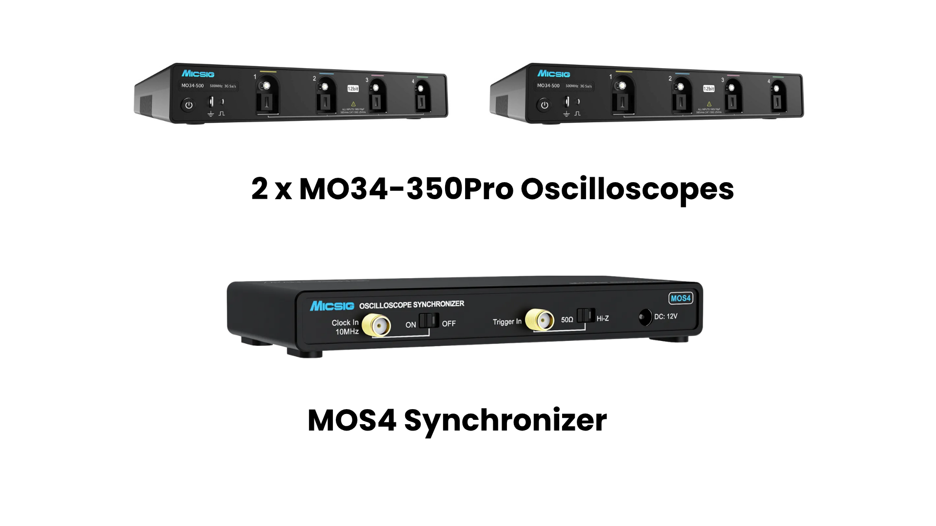 Kit MO34-350 Bundle Pro con sincronizzatore MOS4