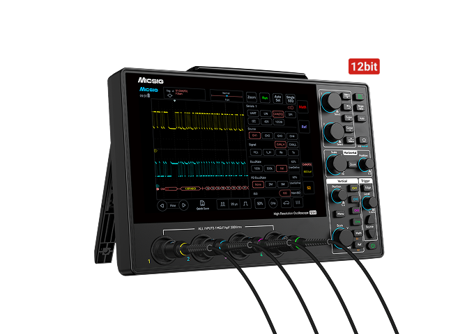 Oscilloscopio Micsig SATO1004 a 12 bit – Vista 3 Oscilloscopio Micsig SATO1004 a 12 bit – Vista 3